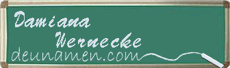 Damiana Wernecke Visitenkarte